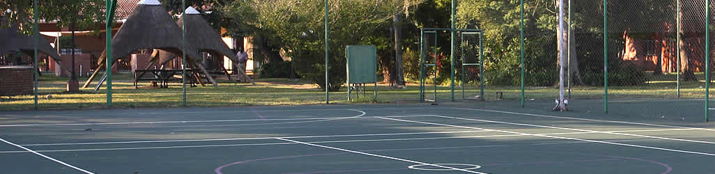 Squash and tennis courts at Simunye Country Club